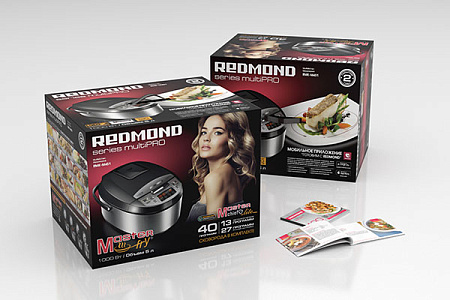 Мультикухня REDMOND RMK-M451E со сковородой, подъемный нагревательный элемент