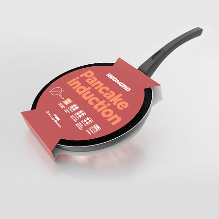 Сковорода блинная индукционная REDMOND Black & Stone 22 см PF5501