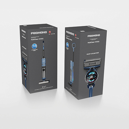 Пылесос моющий беспроводной РЕДМОНД MultiClean VH1312