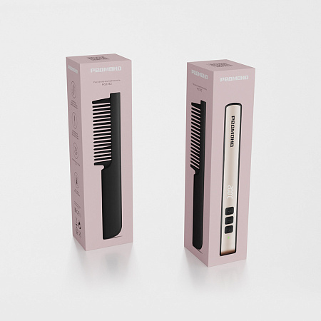 Беспроводная расческа-выпрямитель для волос РЕДМОНД HS1742